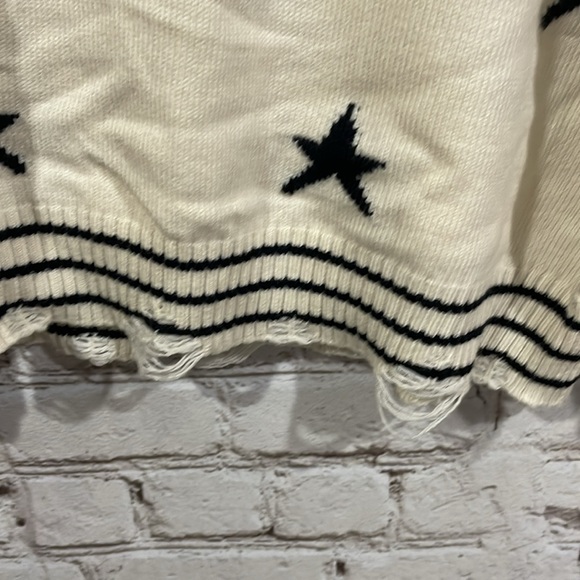 Altard State Sweater Small Stars Distressed - Picture 5 of 7